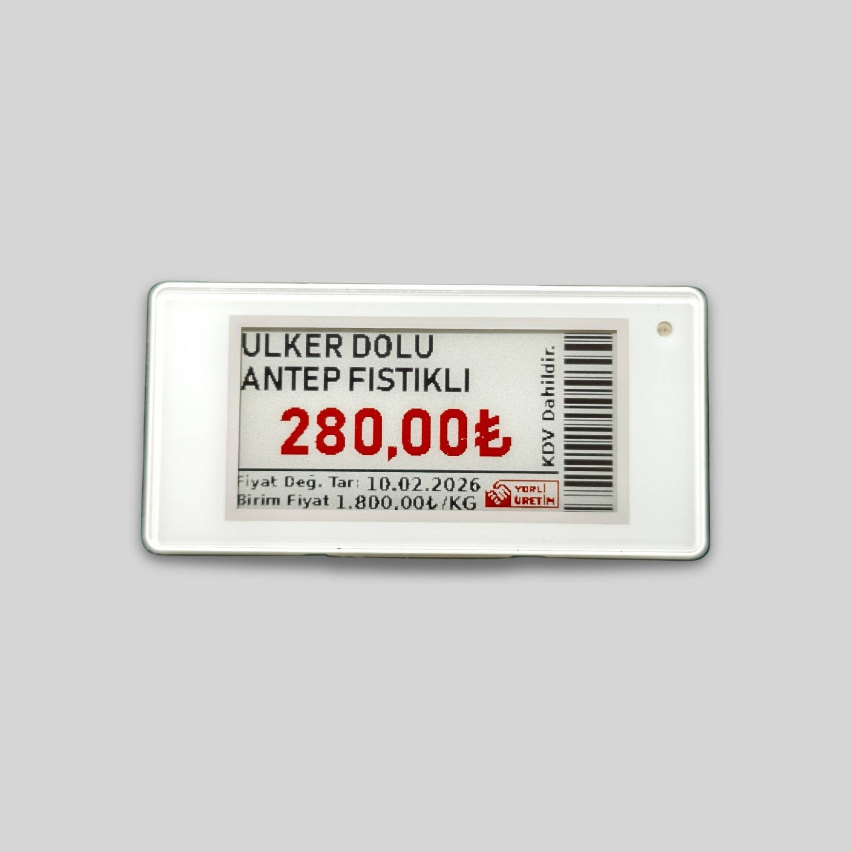 2.13" ELEKTRONİK RAF ETİKETİ