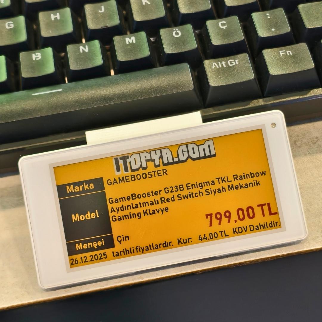 3.50" ELEKTRONİK RAF ETİKETİ