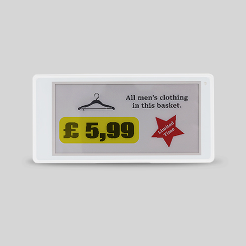 3.50" ELECTRONIC SHELF LABEL