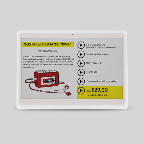 7.50" ELECTRONIC SHELF LABEL